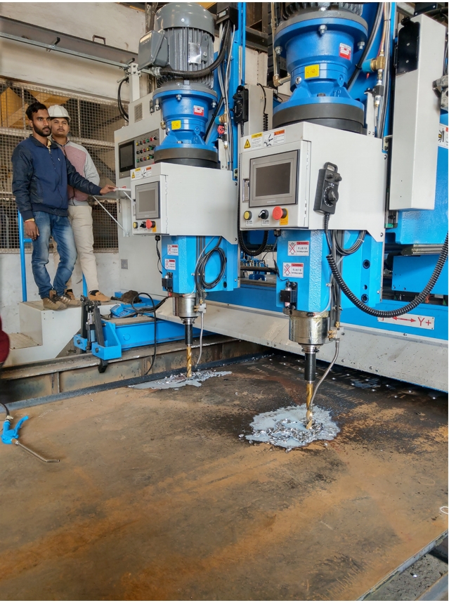 Sheet Metal - Rail Type Bridge Plate Drilling Machine