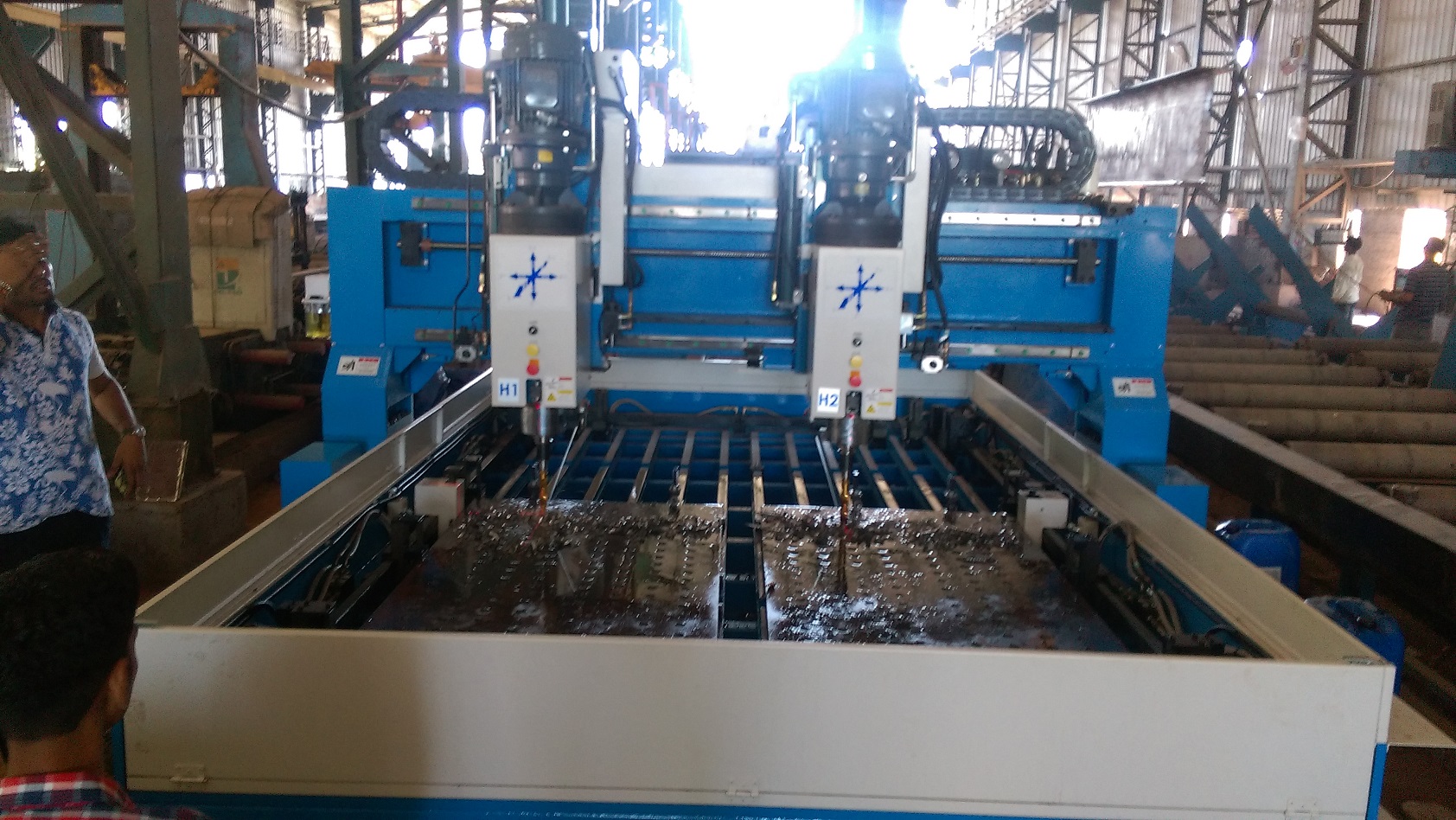 DNA-2035H, Double Spindles Plate Drilling Machine DNA-2035H, Double Spindles Plate Drilling Machine