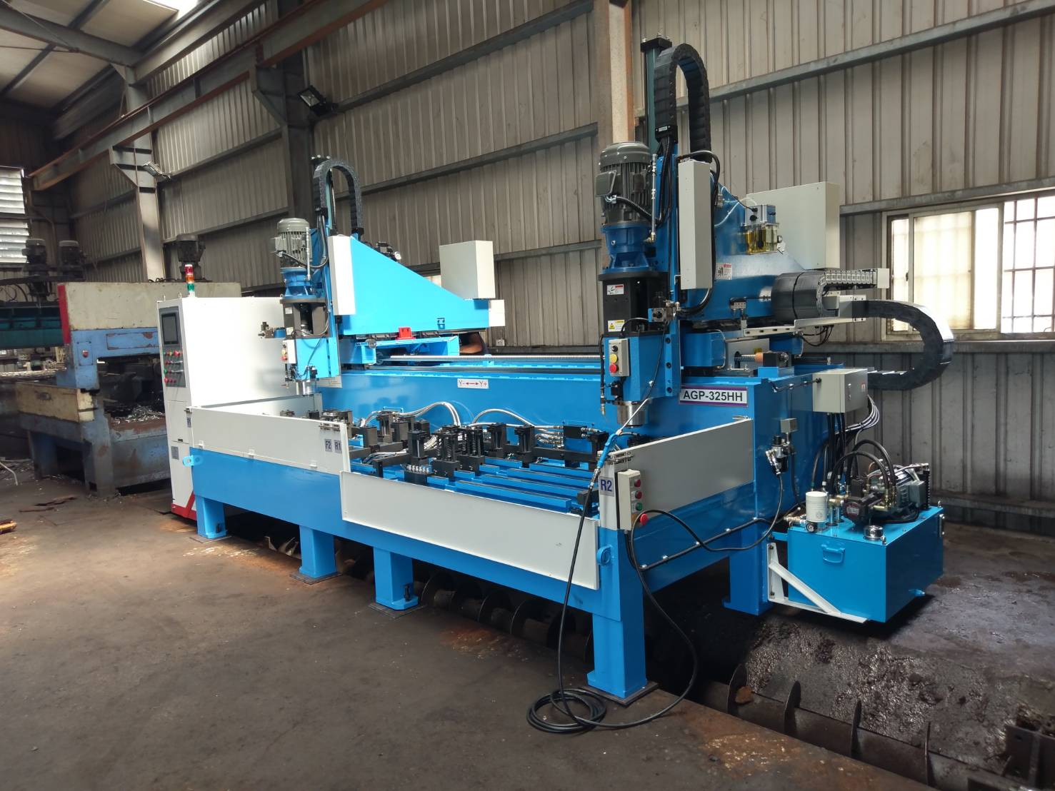 AGP-325HH, Double Spindles Plate Drilling Machine