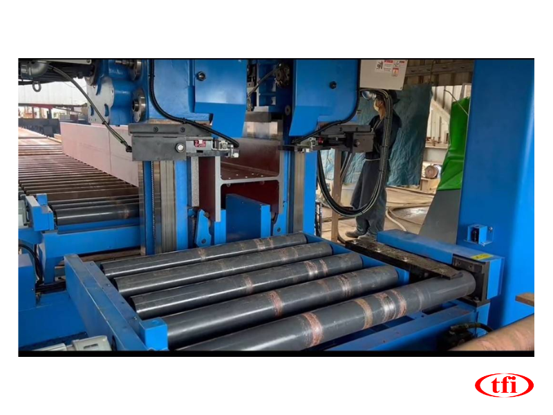 Revolutionizing H-Beam Processing with the THB-1055N Scallop & Beveling Machine